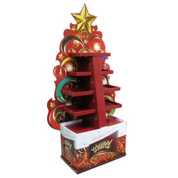 Point of Purchase Cardboard Floor Display for Christmas Ornaments